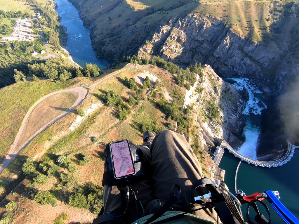 Kerr Dam from above, Polson Montana